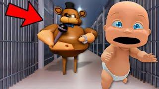 Baby Escapes FIVE NIGHTS AT FREDDYS PRISON