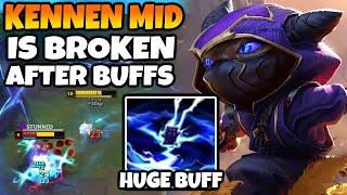 Riot went TOO FAR with these KENNEN BUFFS He is 60% Winrate now in Masters+ Mid lane