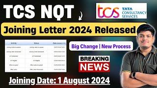 TCS Joining Letter Released  Breaking News  TCS Joining Letter 2024  Joining Survey  Big Change