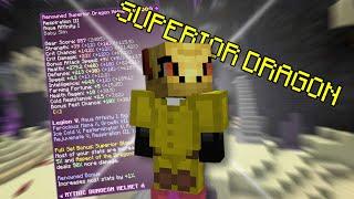 I spent OVER 4b on Superior Dragon Armor Hypixel Skyblock