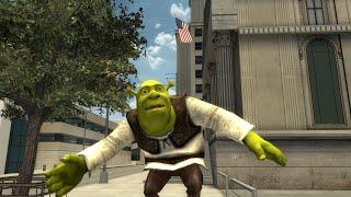 SHREK CAR CHASE IN THE CITY