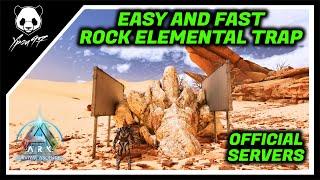 How To Make A EASY And FAST Rock Golem Trap In Scorched Earth  ARK Survival Ascended