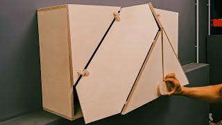 DIY Folding Origami Door & Other Storage Ideas for Your Workshop  Woodworking Project