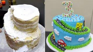 Car Cake Design  Car Theme Cake Design  Step Cake Decoration  New Cake Design