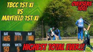 BAZBALL TAKES OVER BRIDGES  OVERSEAS DEBUT 100 TBCC 1st XI vs Mayfield 1st XI  Cricket Highlights