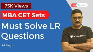 MAHCET 2021  Must Solve 150 Questions for Logical Reasoning  MBA CET DILR Crash Course Unacademy