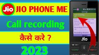 Jio phone me call recording kaise kare 2023  how to call recording in Jio phone 2023 #jiophone