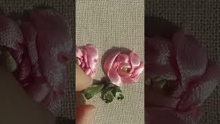 Ribbon & Thread Embroidery Amazing Simple Roses SHORT