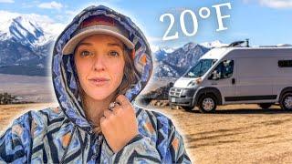 Van Life WINTER Prep  Staying Warm with a WOOD STOVE