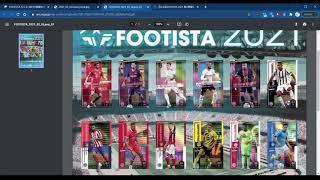 Footista 21-2 cards 2021 And Game Complaints  footista21-2カードと苦情