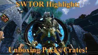 SWTOR Highlight Command Crates And Cartel Packs Unboxing