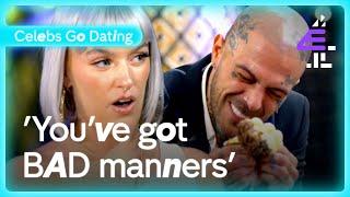 Abz Loves BIZARRE Table Manners  Celebs Go Dating  E4