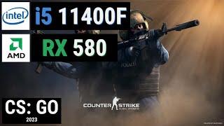 Core i5 11400F + RX 580 = CS GO