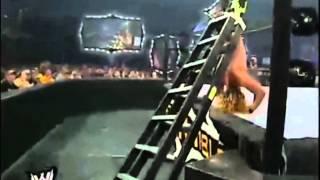 Chris Jericho vs Chris Benoit Intercontinental Championship Ladder Match Highlights