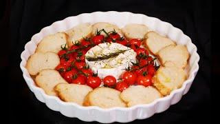 ЗАПЕЧЁННЫЙ КАМАМБЕР с черри и чесноком  Cherry & Garlic Camembert