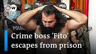 National emergency after jailed drug lord Fito vanishes in Ecuador  DW News