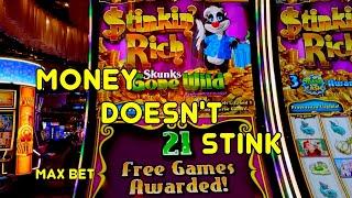 Bonuses & Wins $6.25 Bet  Stinkin Rich Slot Machine @cosmopolitanlasvegas