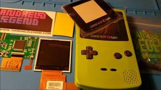 Installing a BACKLIT DROP-IN LCD for Gameboy Color