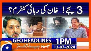 Imran Khan & Bushra Bibi Iddat Case Update Today  Geo News 1 PM Headlines