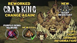 NEW CRAB KING CHANGE AGAIN Sleep immunity Gems change & More - Dont Starve Together  Beta