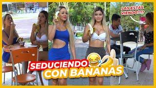 Le hicimos muecas a estos chicos con nuestra banana y así reaccionaron jajaja