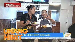 Chef Boy Logro at Chef JR Royol collab  Unang Hirit