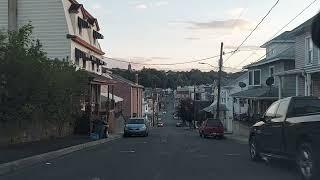 Driving by Minersville Pennsylvania