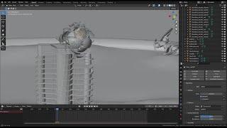 Simulations in Blender - Glass Ball Explosion - part 10