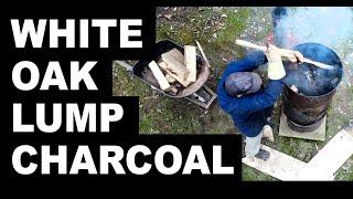 Making Lump Charcoal at home TEST #1