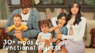 30+ mods and functional objects for fun and realistic family gameplay  the sims 4