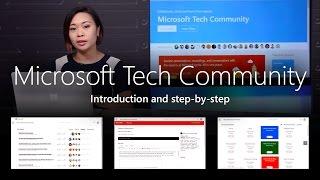 Step-by-step in the Microsoft Tech Community