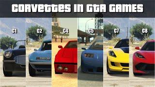 Evolution of Corvette based cars in GTA Games
