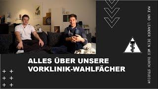 Alles über unsere VORKLINIK-WAHLFÄCHER