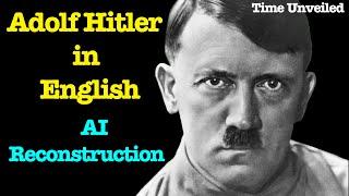 Adolf Hitler in English AI Reconstruction