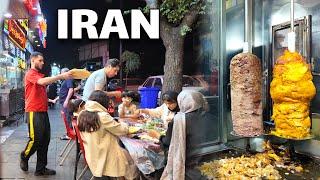 Turkish Kebab and Majoon in Iran Nightlife  Tehran Street Food and Iranian Families