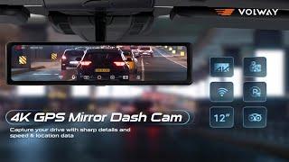 VOLWAY MIRROR MOUNTED DASHCAM REVIEW