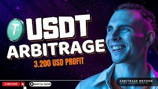 USDT CRYPTO ARBITRAGE 2024 Make 20% OF profit in 10 MIN With Binance and Tether usdt
