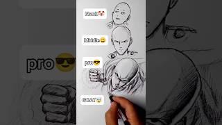 How to draw One Punch Man  How to draw Saitama serious Punch