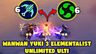 YUKI 3‼️WANWAN ELEMENTALIS TERBANG TERBANG‼️COMBO TERKUAT MAGIC CHESS