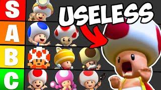 Ranking How USELESS Toad is in Every Mario Game