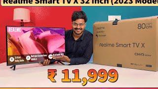 Realmes Latest 2023 Model 32-inch Smart TV Unboxing & Review  शानदार 