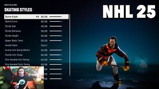 NHL 25 EASHL  BEST STYLES & SETTINGS️