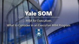 Webinar What to Consider in an Executive MBA Program 2023