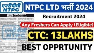 NTPC NEW NOTIFICATION OUT  NTPC RECRUITMENT 2024  NTPC LTD VACANCY 2024  LATEST PSU JOBS 2024