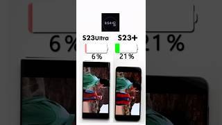 Samsung Galaxy S23+ vs. S23 Ultra Battery TestFull video on my channel 