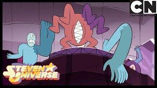 Steven Universe  Gem Mutants chase Steven and Peridot  When It Rains  Cartoon Network