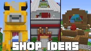 TOP 5 BEST SHOP IDEAS FOR A MINECRAFT SMP SERVER OR REALMS PRICESIDEASBUILDS - Minecraft 1.16 #4