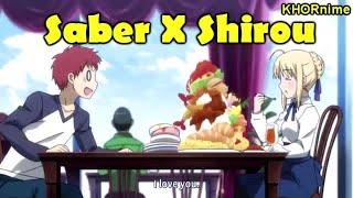 Kawaii Saber X Shirou Moments  Funny Anime Moments