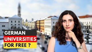 Are German universities really FOR FREE?