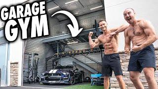 Thomas DeLauer’s EPIC Garage Gym Tour + Workout w Coop